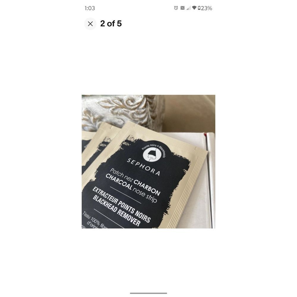4 SEPHORA COLLECTION Clean Charcoal‎ Nose Strip AUTHENTIC - Picture 4 of 5